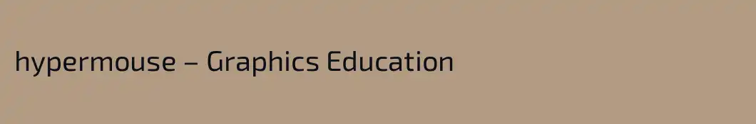 hypermouse – Graphics Education